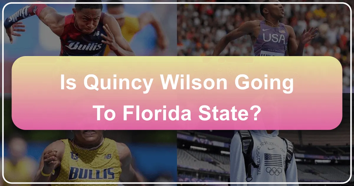 Is Quincy Wilson Going to Florida State? A Traveler's Guide to the Sunshine State's Capital