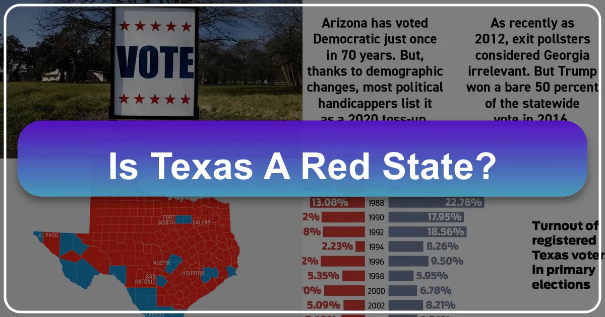 Is Texas A Red State?