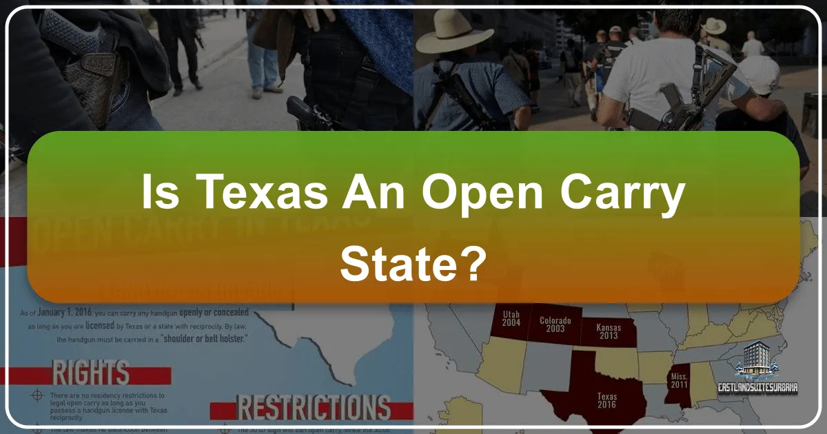 Is Texas an Open Carry State? A Traveler's Guide to Understanding Gun Laws