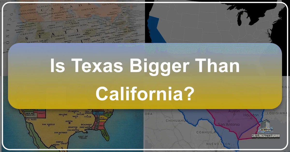Is Texas Bigger Than California? A Deep Dive into Two American Giants