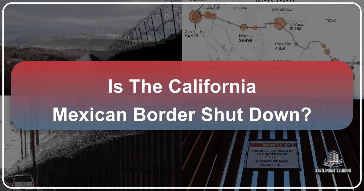 Is The California Mexican Border Shut Down?