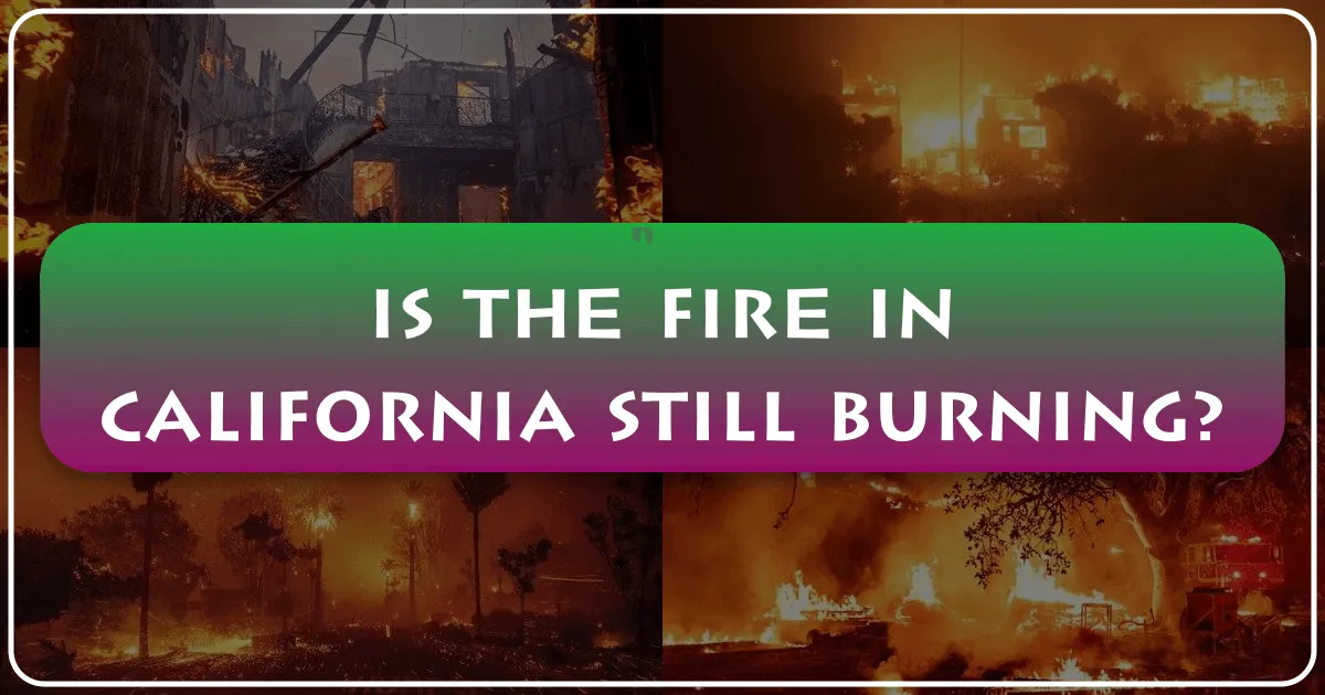 Unraveling the Impact: Is the Fire in California Still Burning and What It Means for Travelers?