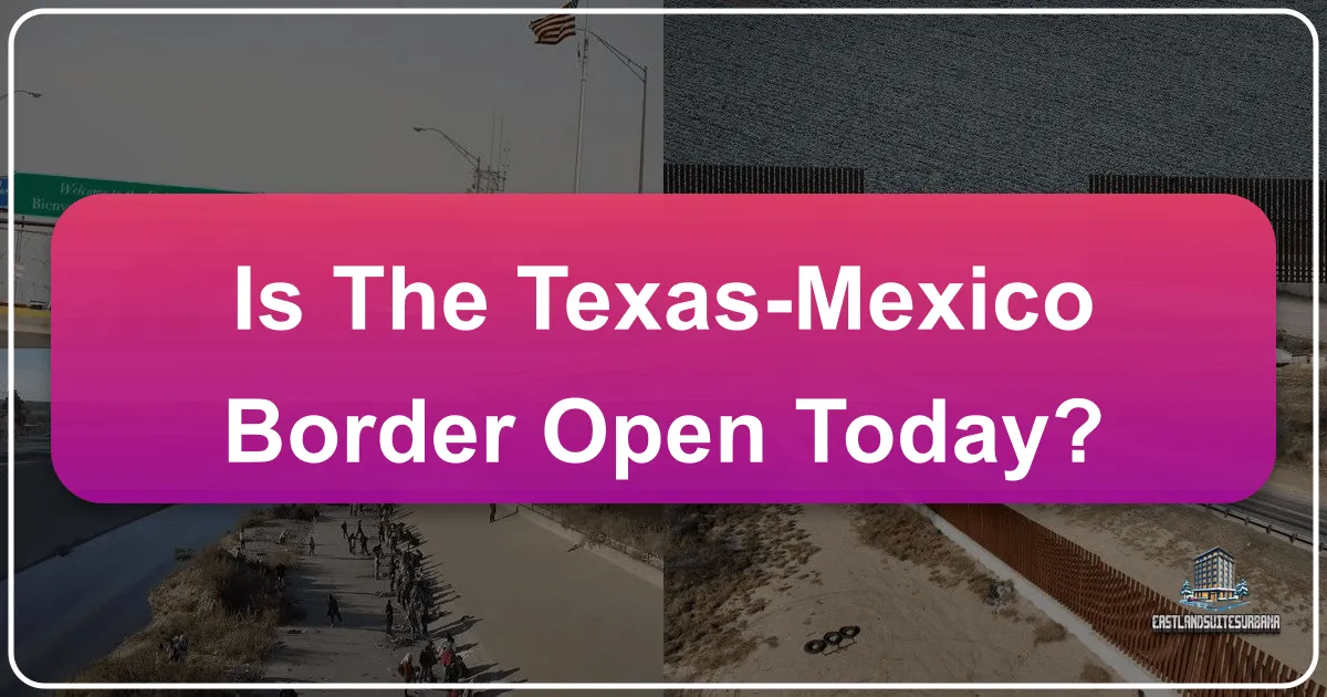 Is The Texas-Mexico Border Open Today?