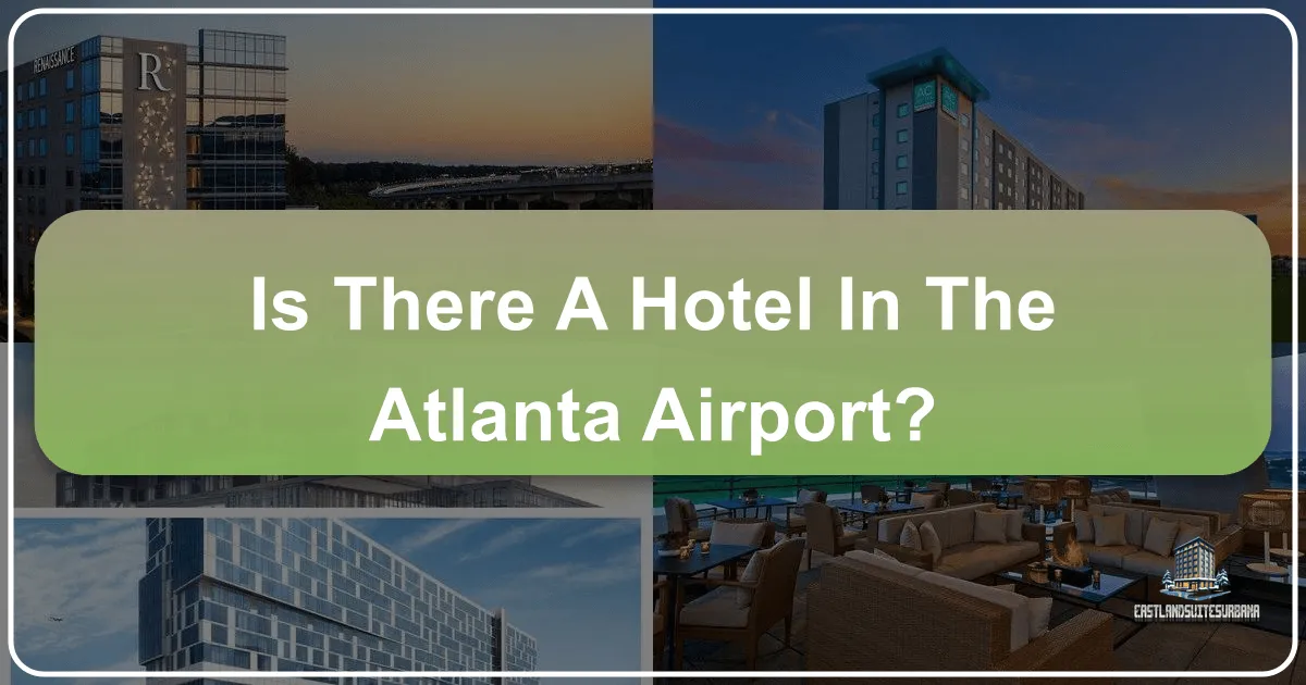 Is There A Hotel In The Atlanta Airport?