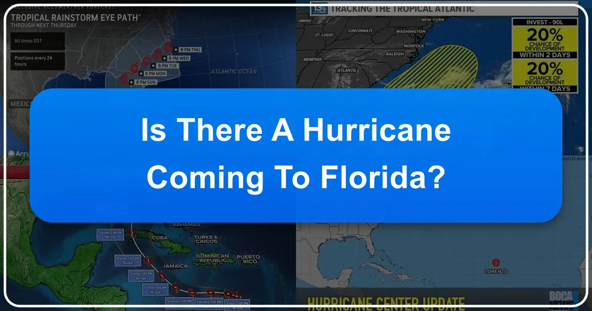 Is There a Hurricane Coming to Florida?