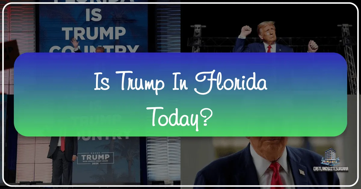 Is Trump in Florida Today?