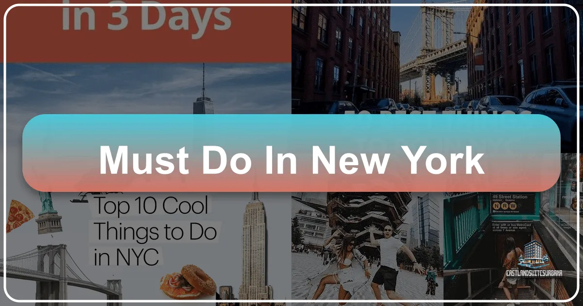 Must Do in New York