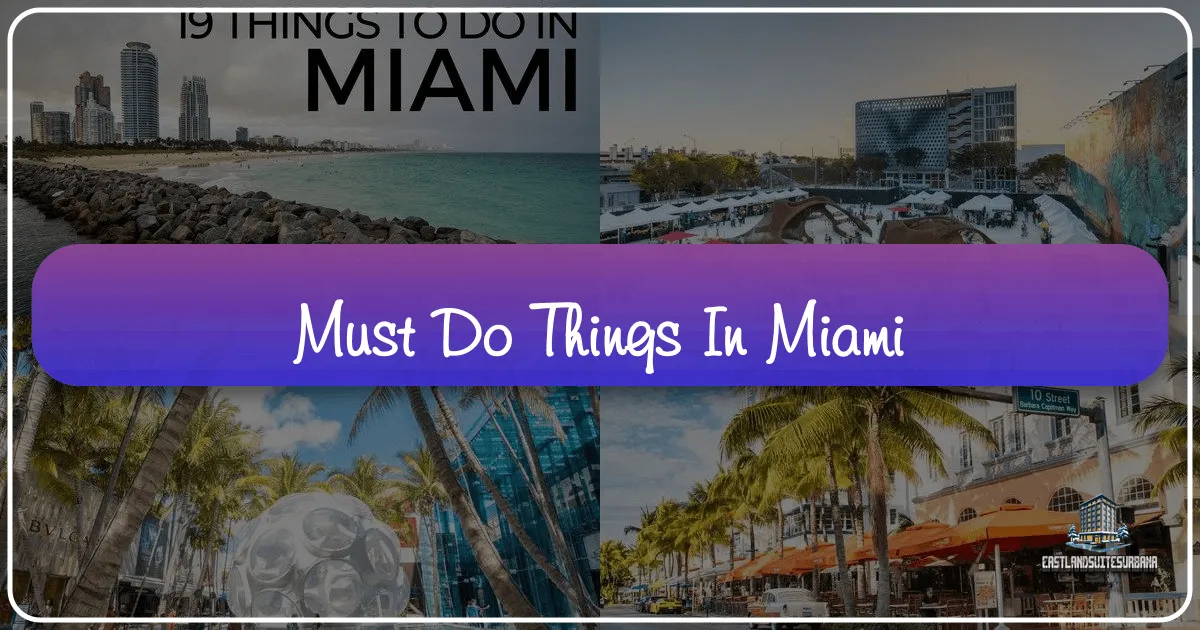 Must Do Things In Miami