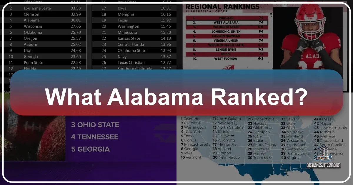 What Alabama Ranked? Unveiling the Heart of Southern Hospitality and Hidden Gems