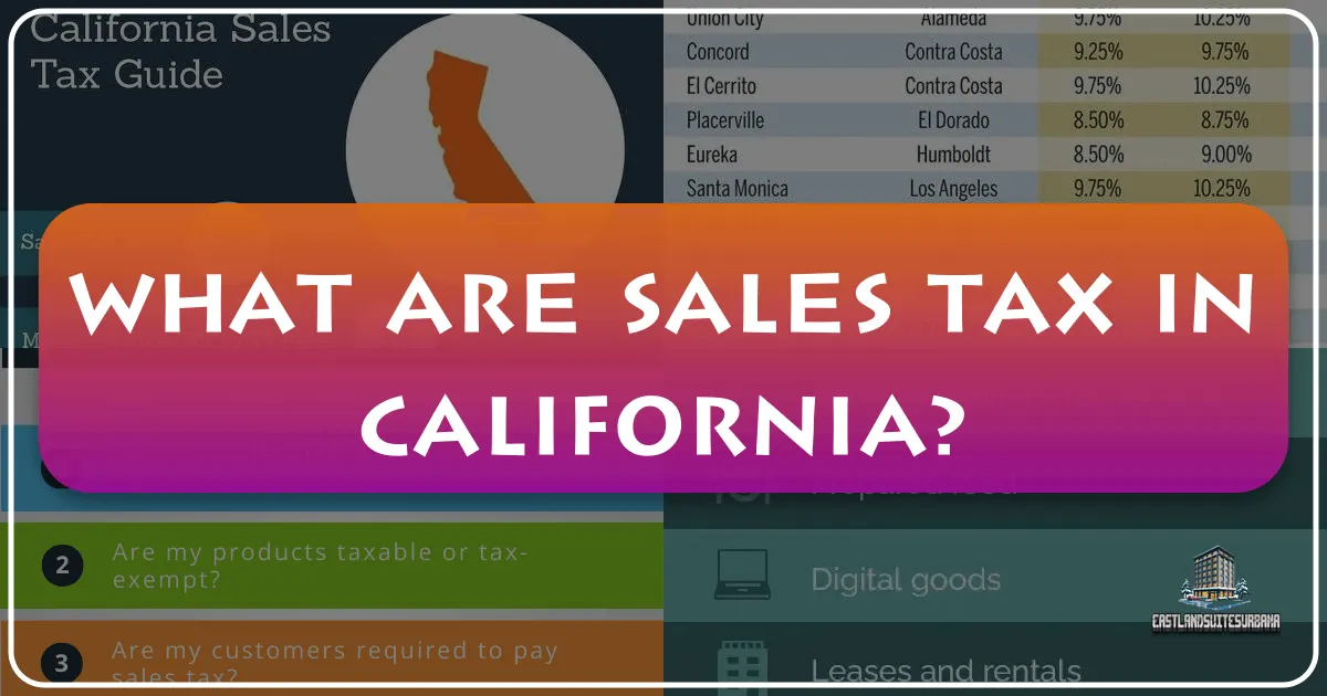 What Are Sales Tax In California?