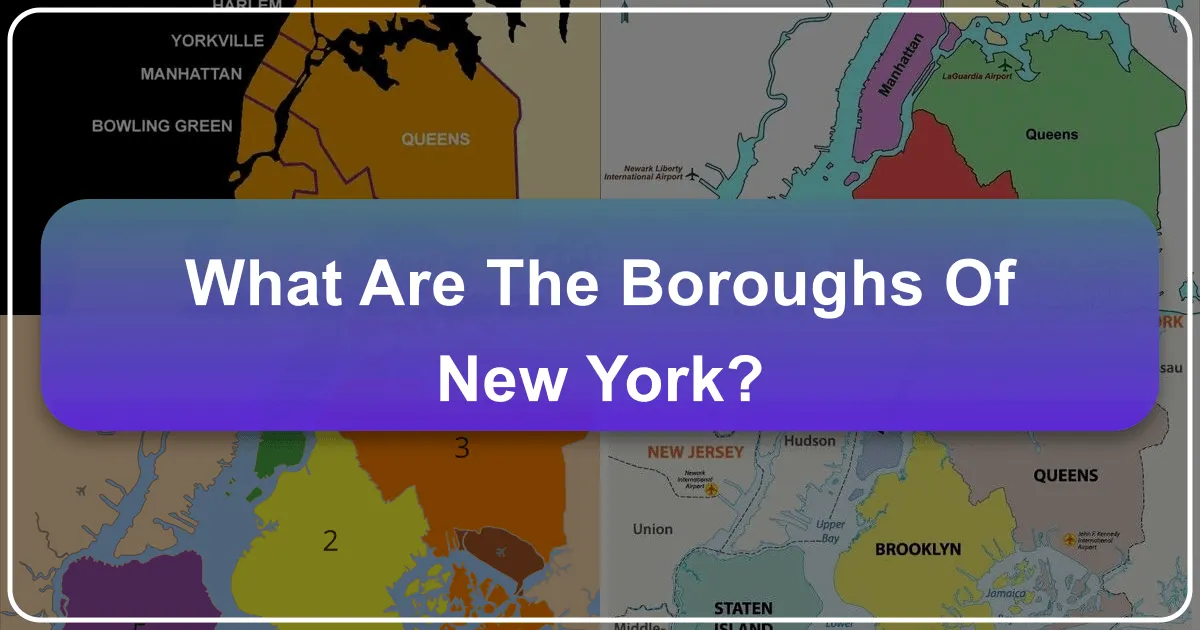 What are the boroughs of New York