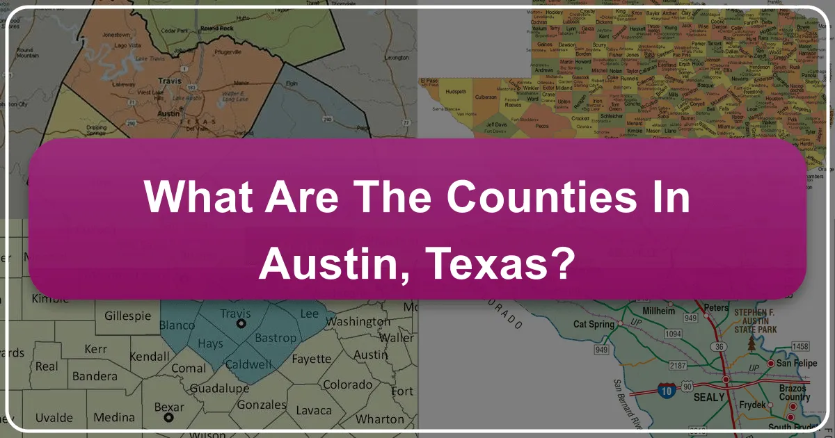 What Are The Counties In Austin, Texas?