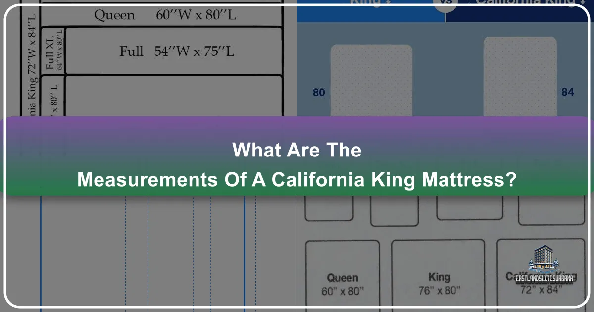 What Are The Measurements Of A California King Mattress?