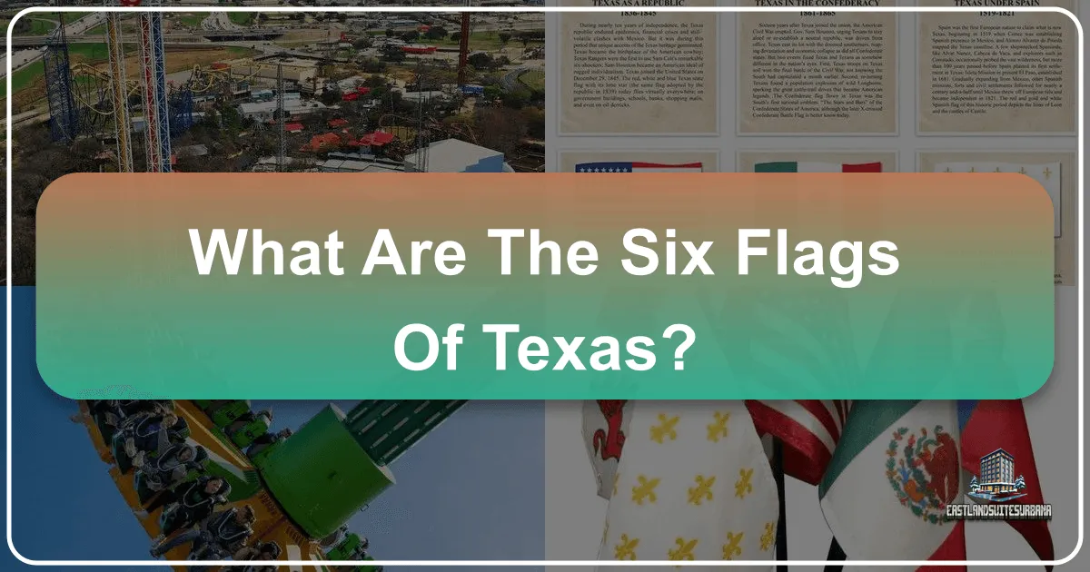 what are the six flags of texas