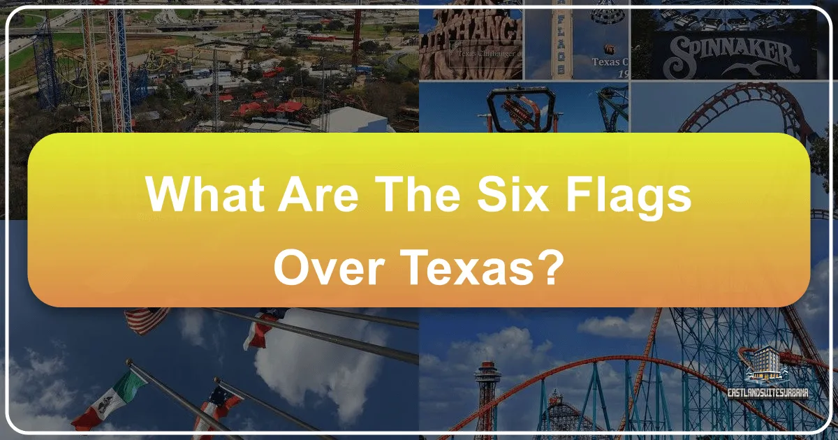 What are the Six Flags Over Texas?