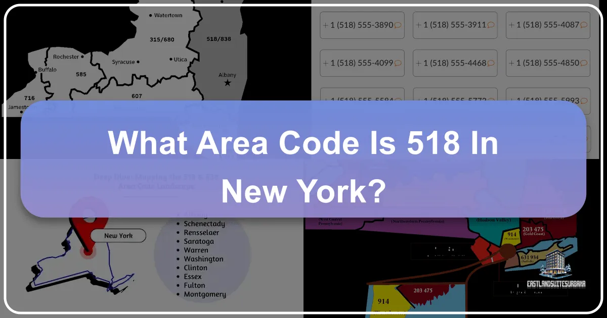 What Area Code is 518 in New York?