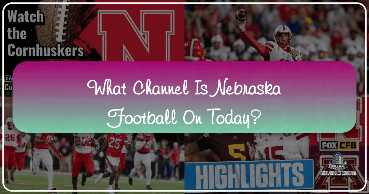 What Channel Is Nebraska Football On Today?