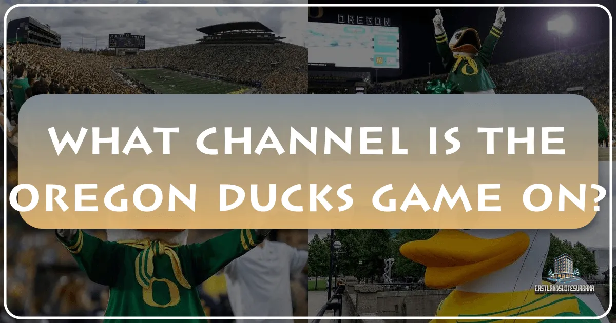 what channel is the oregon ducks game on
