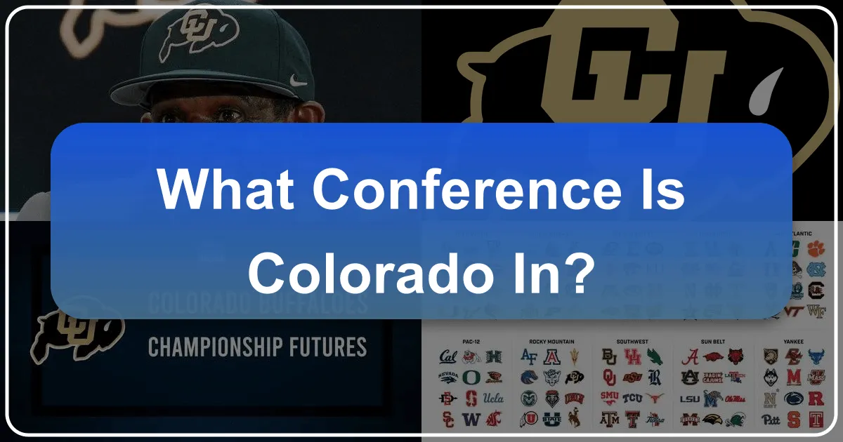 What Conference Is Colorado In?