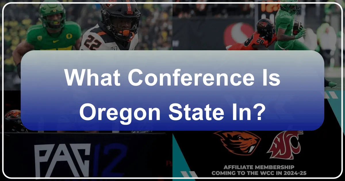 what conference is oregon state in