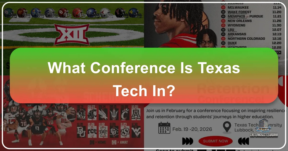 What Conference Is Texas Tech In?
