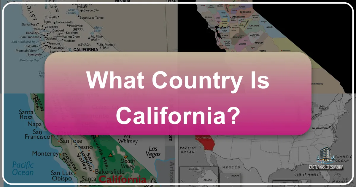 What Country Is California?