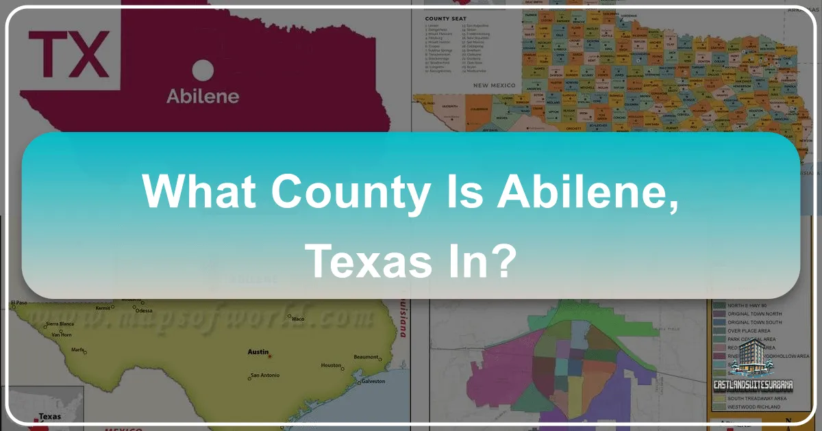 What County Is Abilene, Texas In?