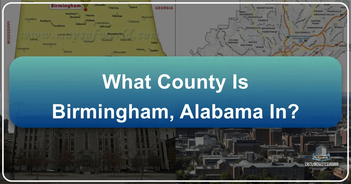 What County Is Birmingham, Alabama In?