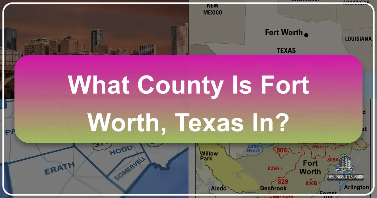 What County Is Fort Worth, Texas In?