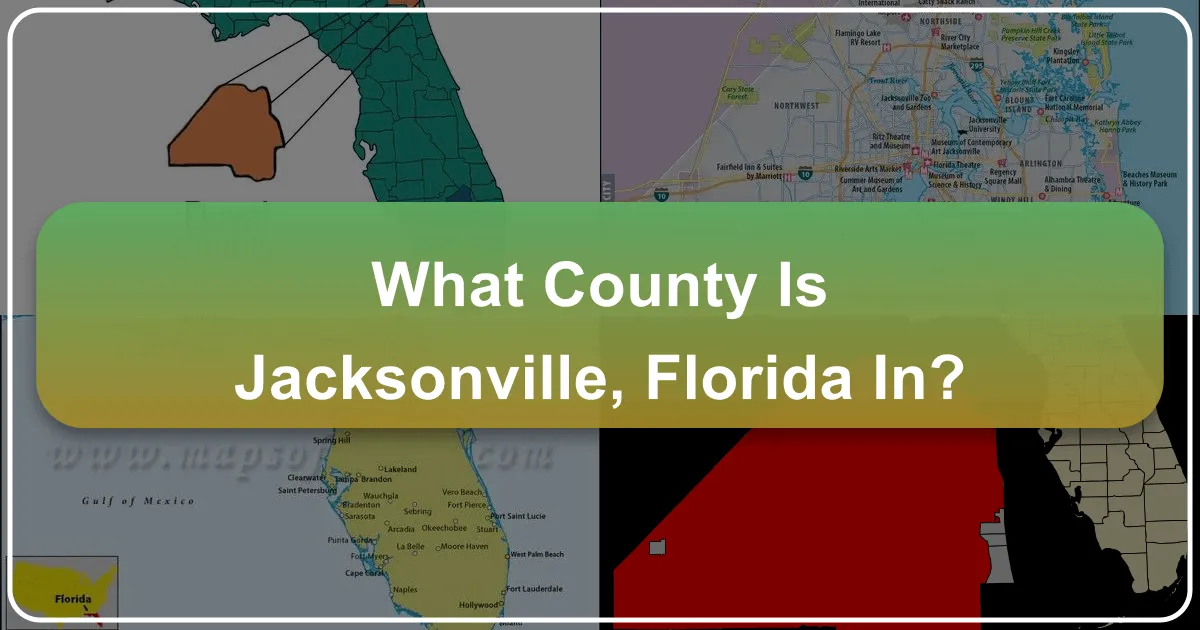 Unveiling Jacksonville, Florida: Its County, Charms, and Unforgettable Experiences