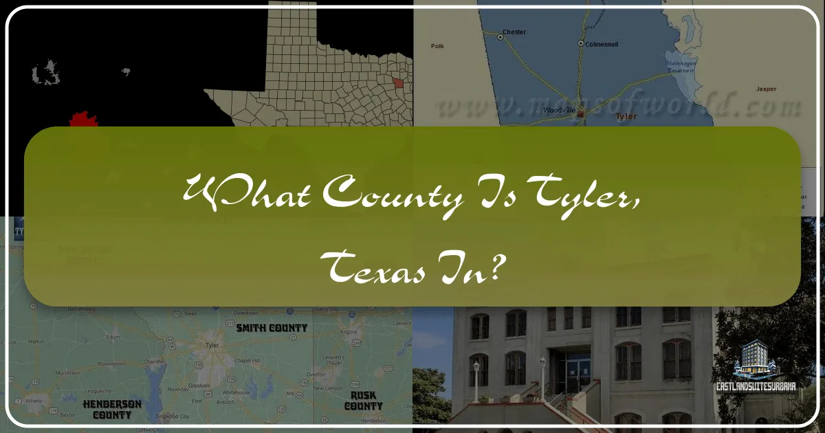 What County Is Tyler, Texas In?