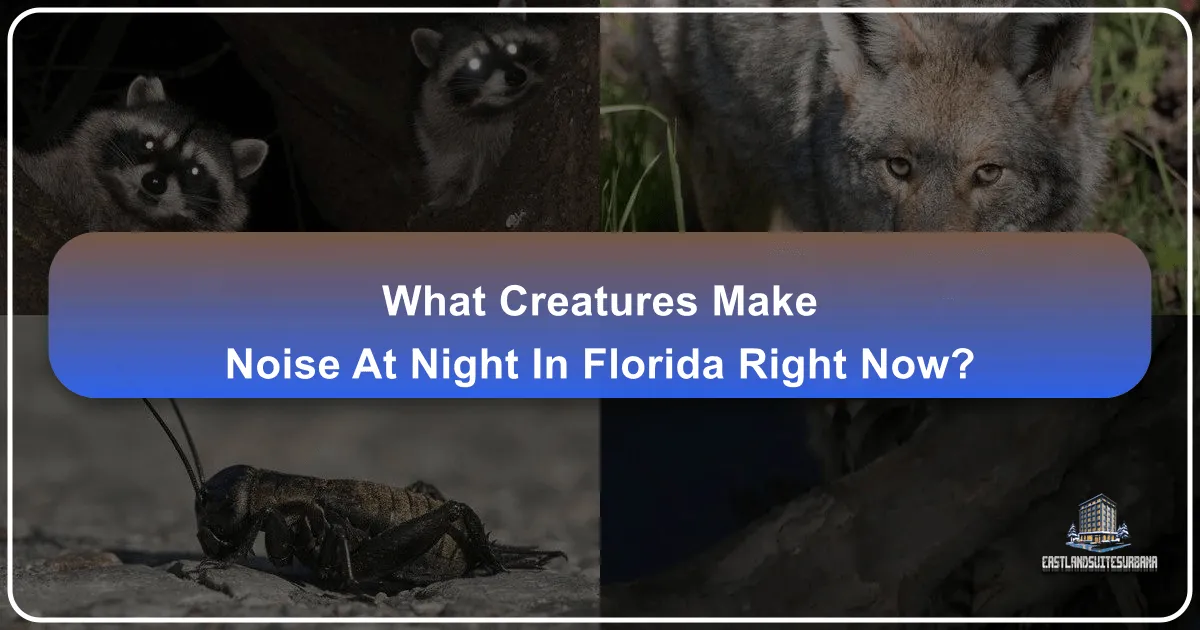 What Creatures Make Noise At Night In Florida Right Now?