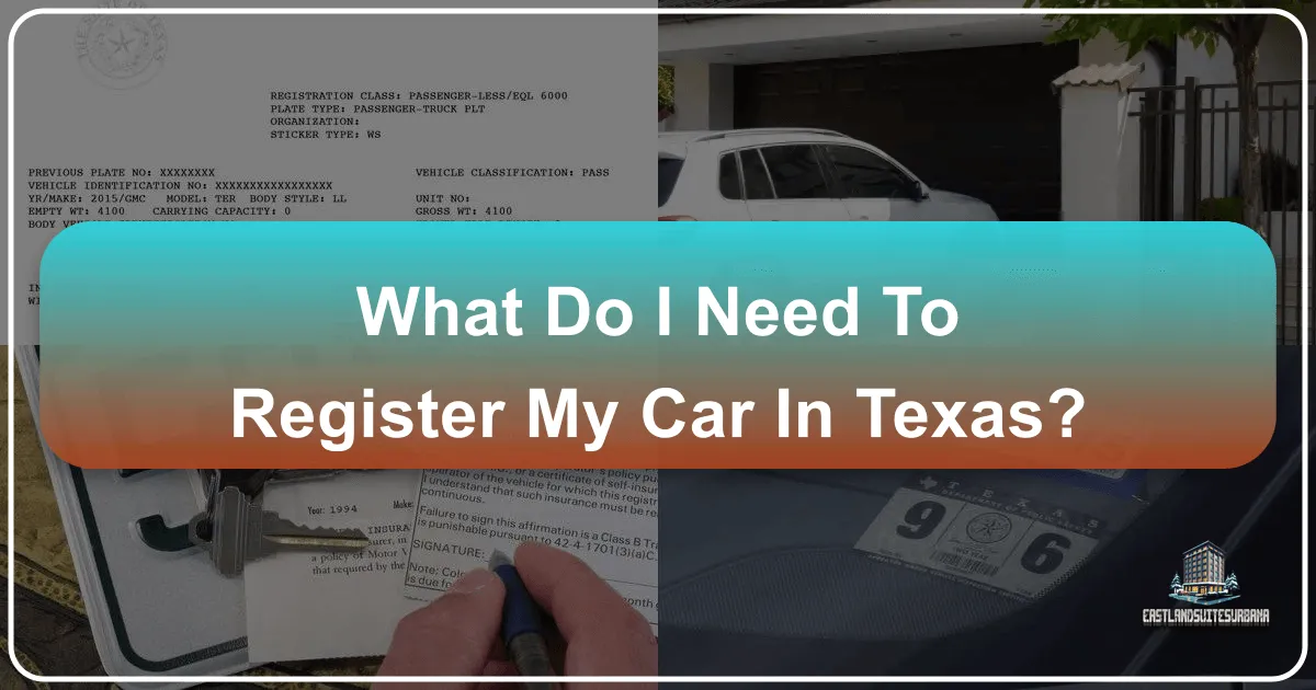 What Do I Need to Register My Car in Texas?