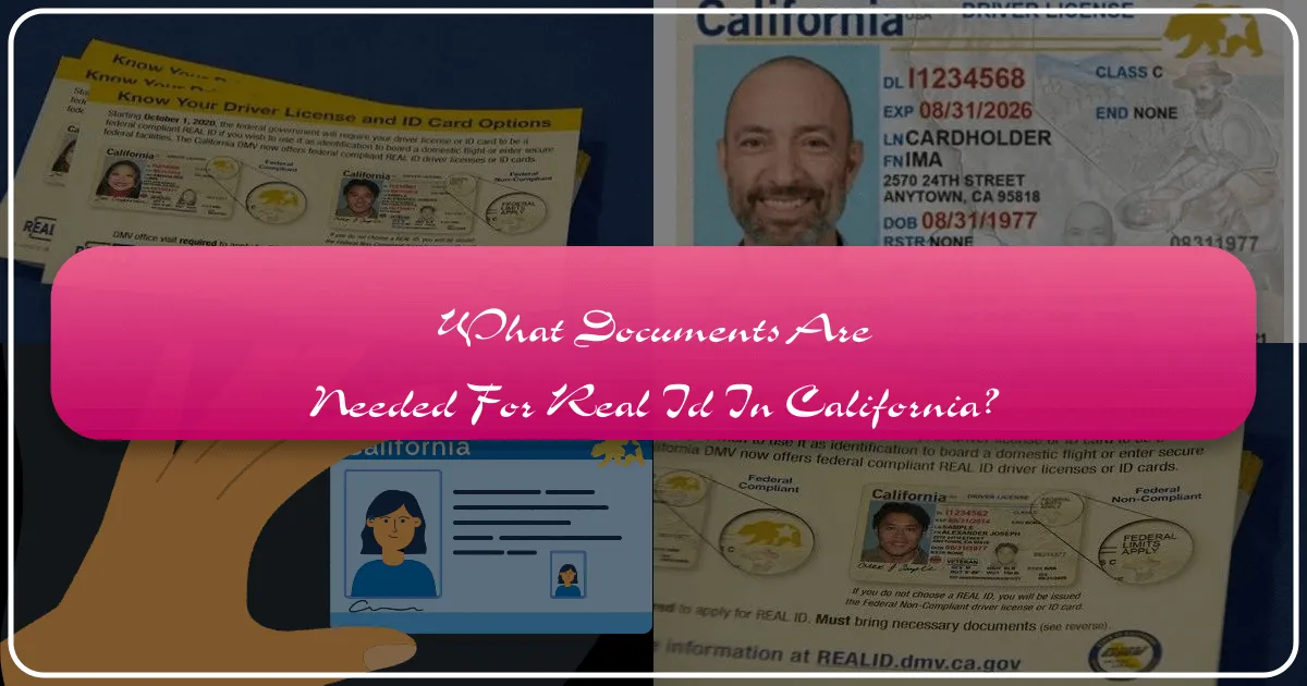 What Documents Are Needed for Real ID in California