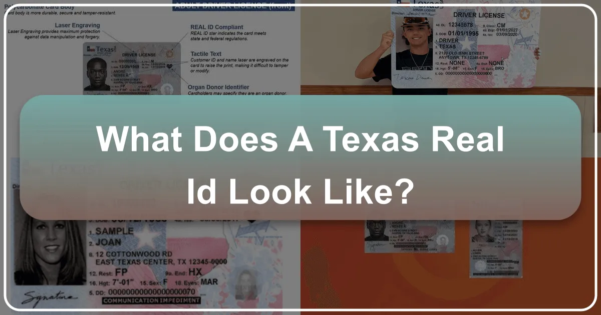 What Does a Texas REAL ID Look Like?