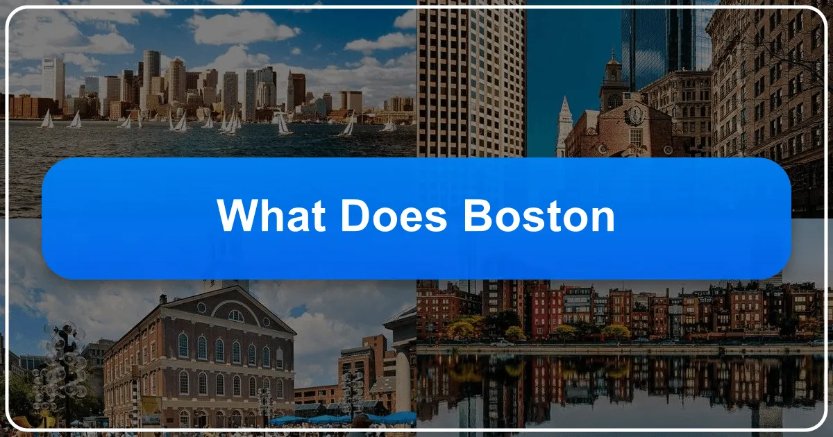 What Does Boston Offer?