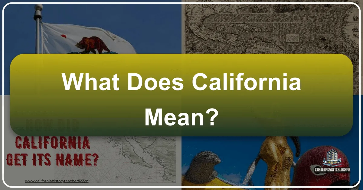 What Does California Mean?