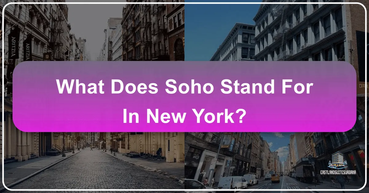 What Does Soho Stand For In New York?
