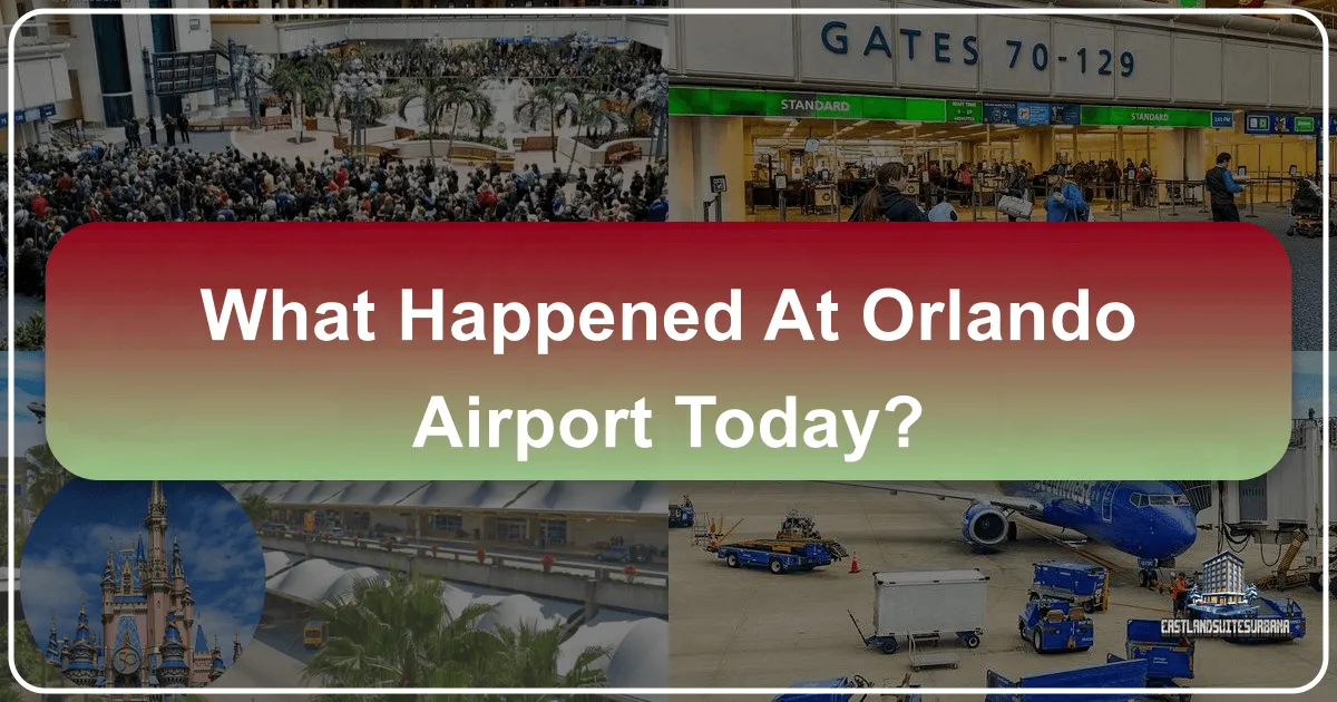 What Happened at Orlando Airport Today
