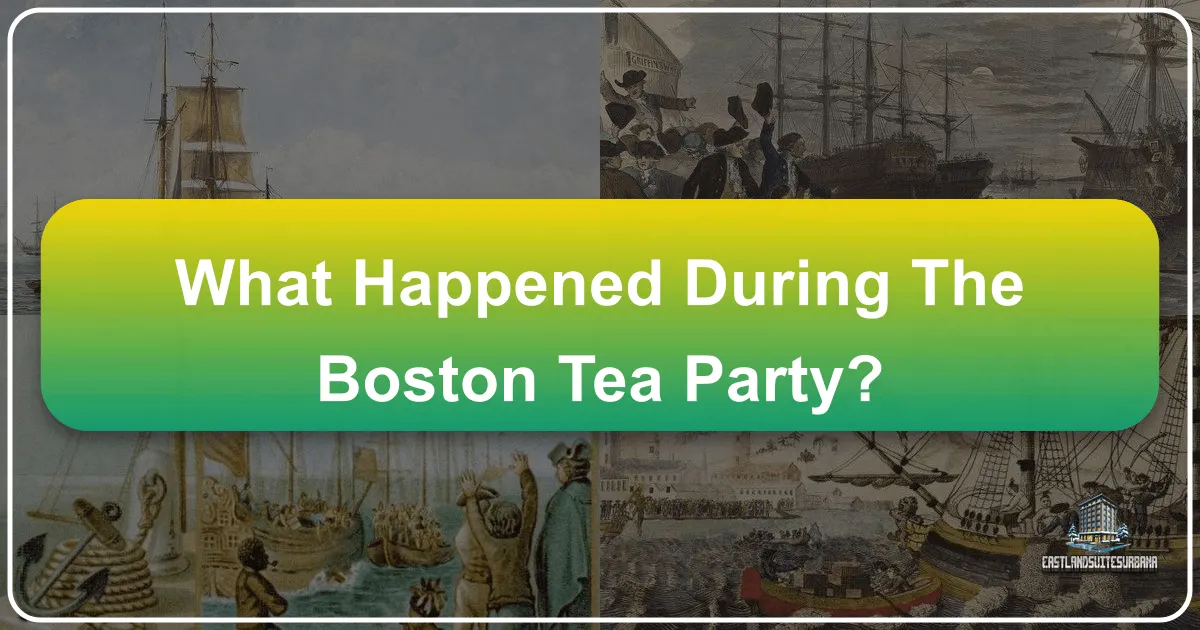 What Happened During The Boston Tea Party?