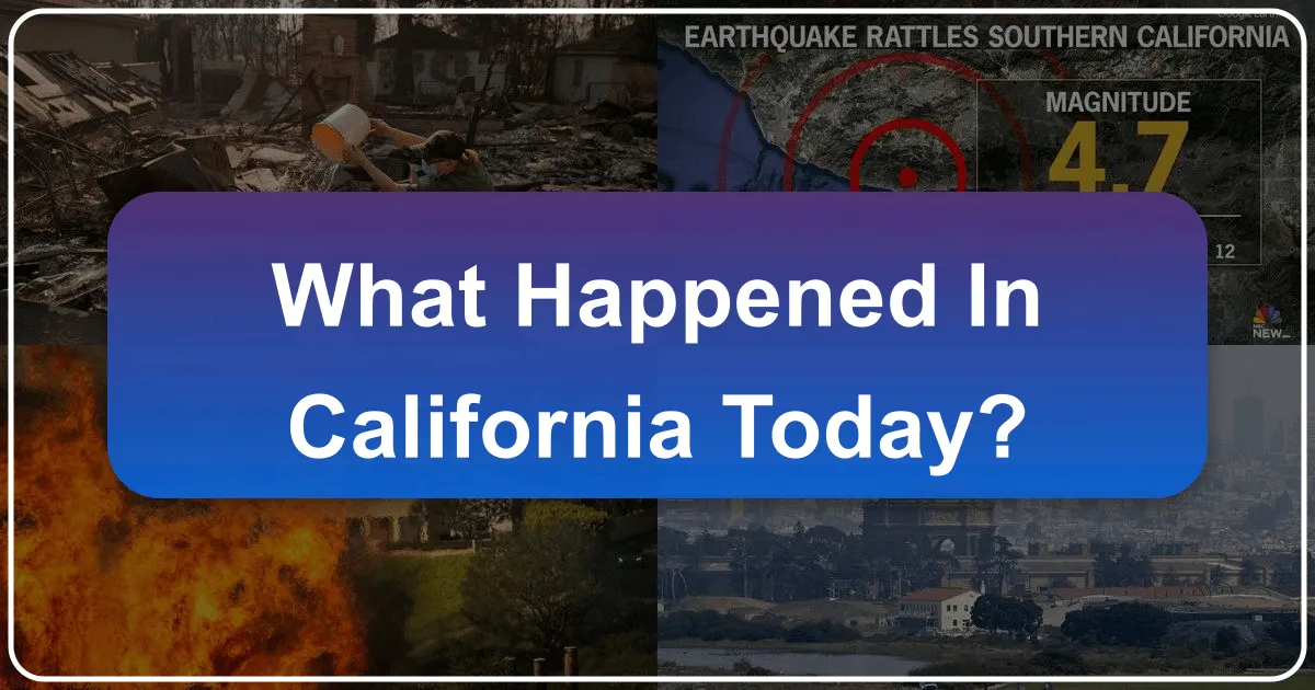 What Happened in California Today: A Snapshot for Travelers and Locals