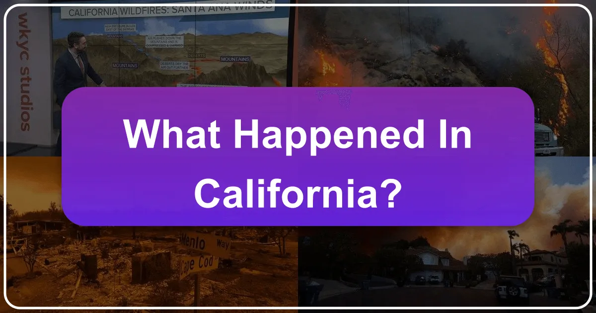 What Happened in California