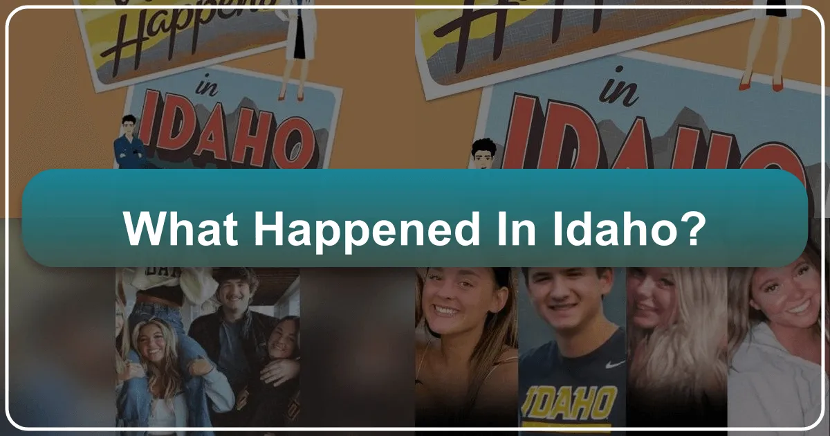 What Happened in Idaho? Unveiling the Gem State's Latest Wonders