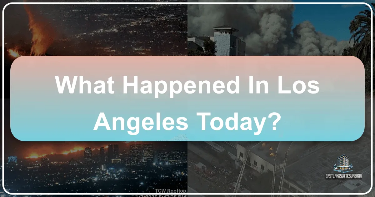 What Happened In Los Angeles Today?