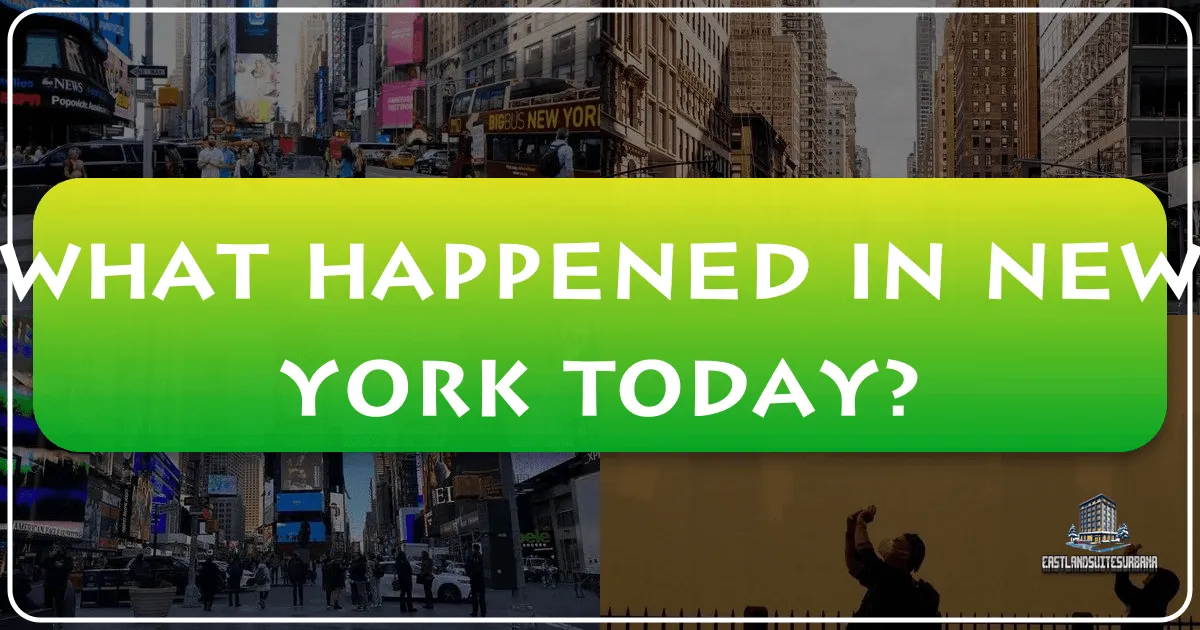 What Happened in New York Today