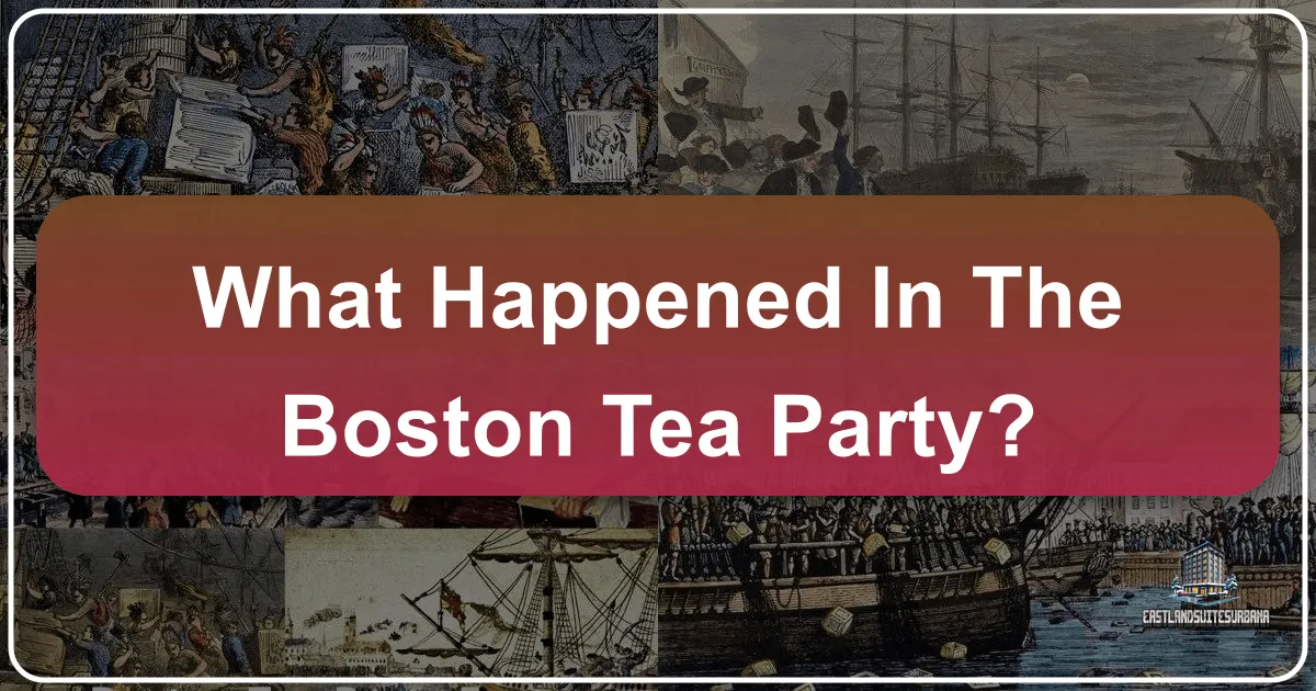 What Happened in the Boston Tea Party