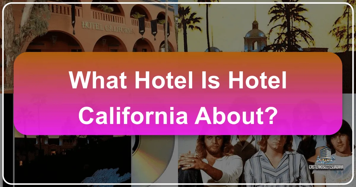 What Hotel Is Hotel California About?