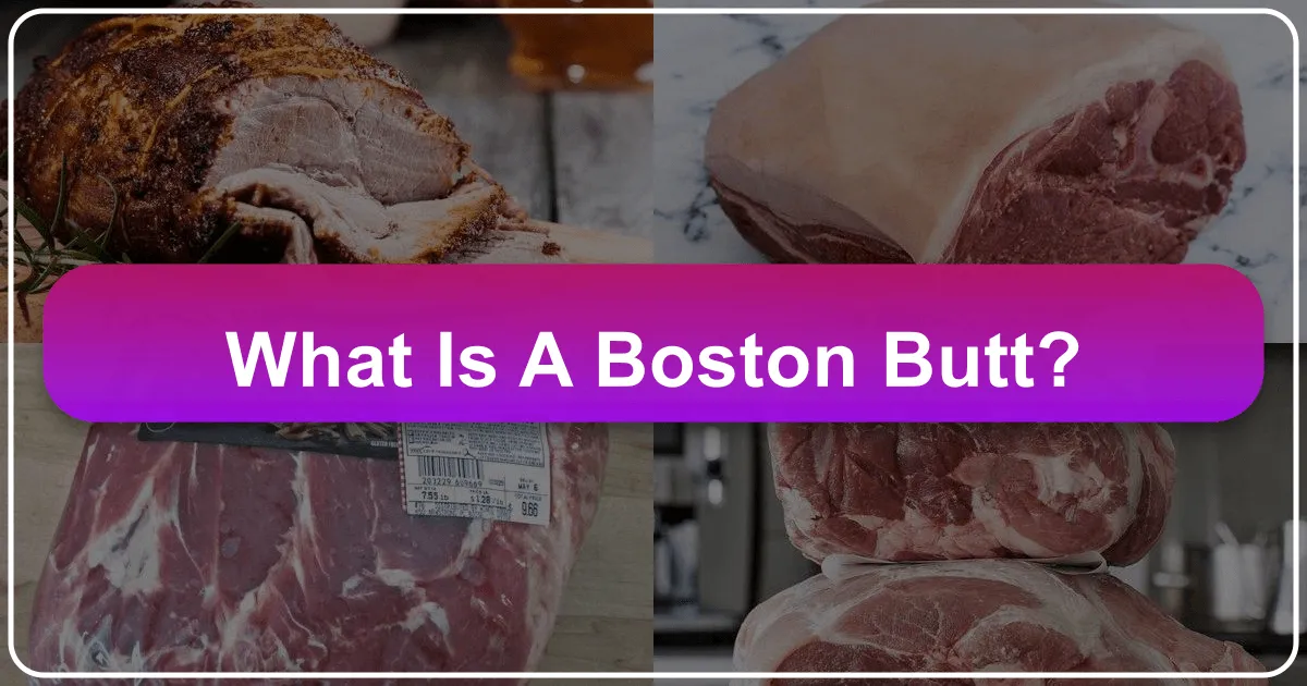 What is a Boston Butt?