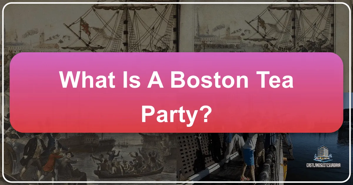 What is a Boston Tea Party?