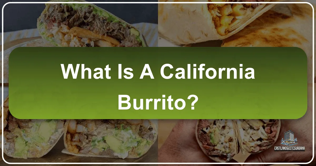 What Is A California Burrito?